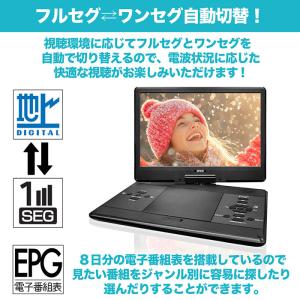 ポータブルDVDプレーヤー 14インチ 地デジTVチューナー搭載 DVD ポータブルDVDプレーヤー 14インチ 地デジTVチューナー搭載 DVD