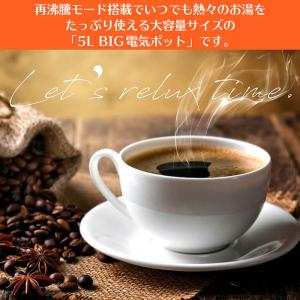 電気ポット 電気保温ポット 5L 大容量 シン...の詳細画像1