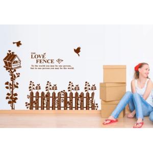 ウォールステッカー LOVE FENCE 壁紙 シール 賃貸OK はがせる 剥がせる DIY 模様替...