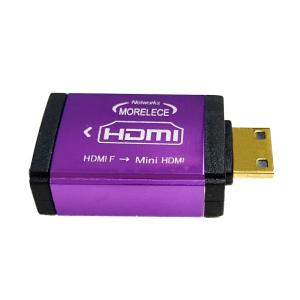 HDMI-miniHDMI変換アダプター MORELECE