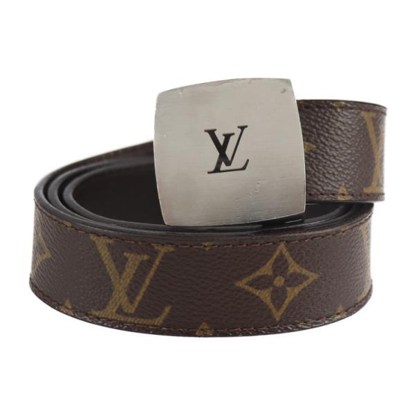 LOUIS VUITTON ルイヴィトン サンチュール LV カット ベルト M6888V 表記85...