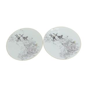 HERMES（エルメス） 食器 デザートプレート ソレイユ ドゥ No2 2枚