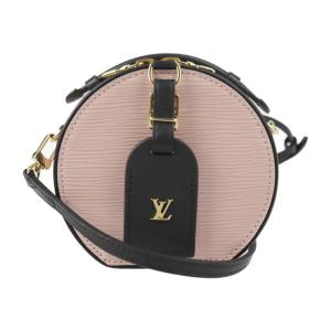 新古未使用展示品 LOUIS VUITTON ルイ ヴィトン ミニ ボワット シャポー ショルダーバッグ ピンク ブラック ポシェット【本物保証】｜3rboutipue