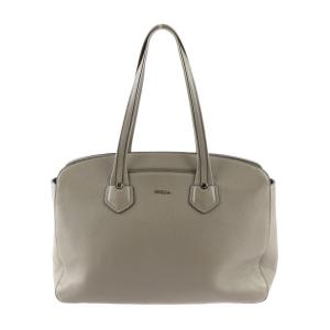 【美品】フルラ アルバ ビジネス トートバッグ レザー レディース グレー FURLA フルラ 149538 トートバッグ レザー グレー系 レディース