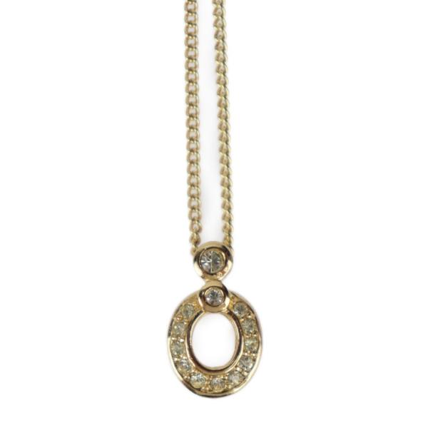 美品 Christian Dior クリスチャンディオール ネックレス - ネックレス メタル ゴー...