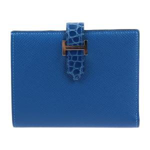 HERMES（エルメス） 二つ折り財布 ベアンコンパクト アリゲーター