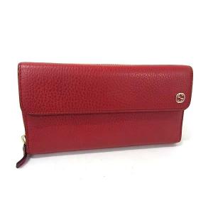 GUCCI（グッチ） 長財布 インターロッキングG GGキャンバス レザー