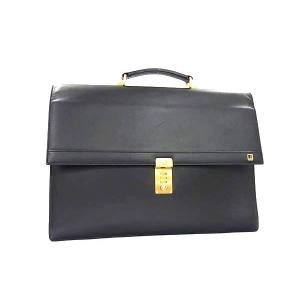 dunhill（ダンヒル） ブリーフケース 鍵付き ダークブラウン ビジネス