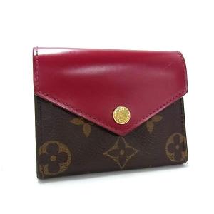 LOUIS VUITTON ルイヴィトン 財布 モノグラム ポシェット ポルトモネ クレディ M61725 ブラウン PVC レザー ユニセックス 二つ折り 長財布 ゴールド金具 美品【本物保証】 LOUIS VUITTON（ルイ・ヴィトン） 長財布 モノグラム ポシェット