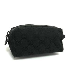GGキャンバス GUCCI グッチ 29596 コスメポーチ ベージュ×ブラウン