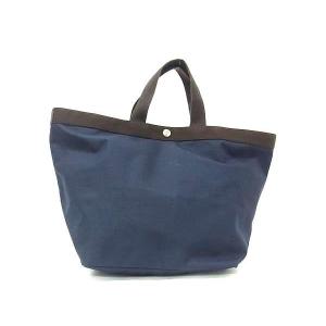 羊ダグ エルベシャプリエ トートバッグ ネイビー Herve Chapelier（エルベシャプリエ） トートバッグ 羊タグ 舟形