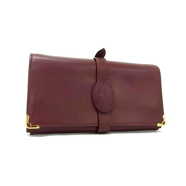 カルティエ クラッチバッグ マストライン トラベル ジュエリーケース レザー - 長財布 ジュエリー...