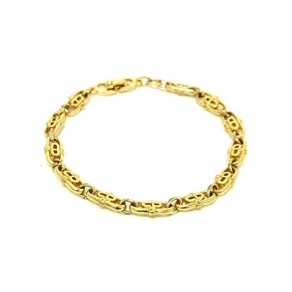 クリスチャンディオール ブレスレット - メタル - ロゴ ヴィンテージ ゴールド バングル アクセ...