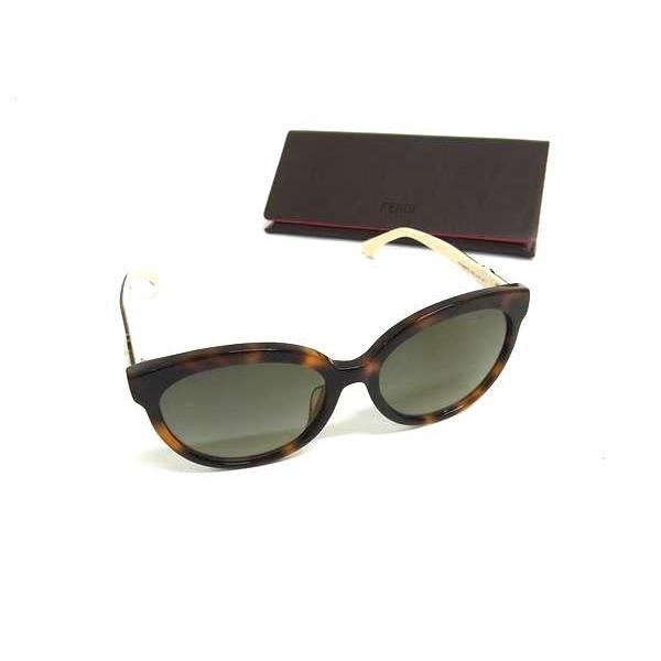 フェンディ サングラス プラスチック FF 0268/F/S ブラウン クリアブルー 伊達メガネ だ...