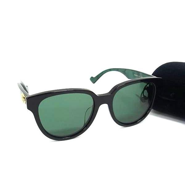 グッチ サングラス GGマーモント プラスチック GG0960SA ブラック グリーン クリアグリー...