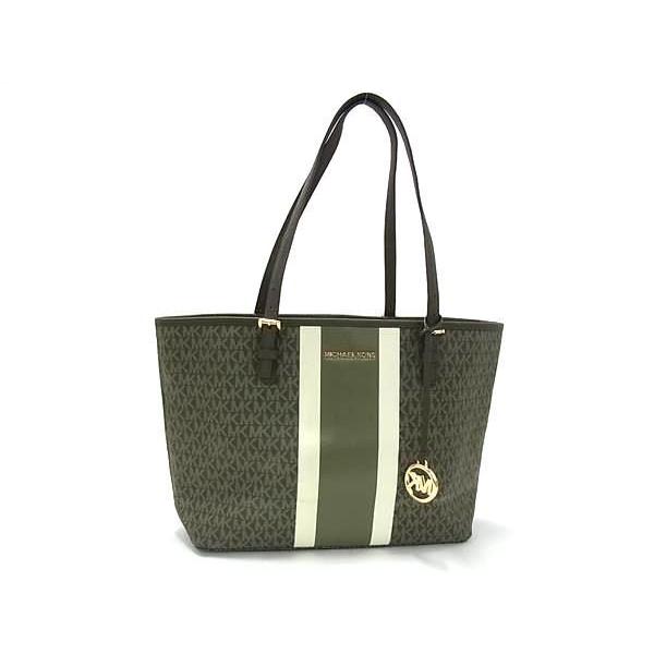 マイケルコース トートバッグ ジェット セット トラベル シグネチャー ミディアム キャリーオール ...