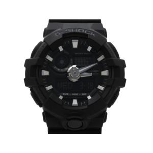 カシオ 腕時計 G-SHOCK ANALOG-DIGITAL GA-700 SERIES GA-700-1BJF 樹脂 - ブラック系 美品【本物保証】