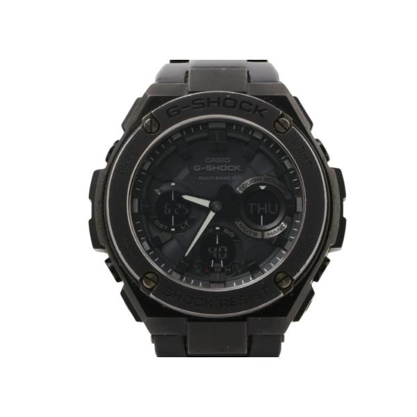 カシオ 時計 G-SHOCK G-STEEL GST-W110BD-1BJF ステンレススチール ブ...