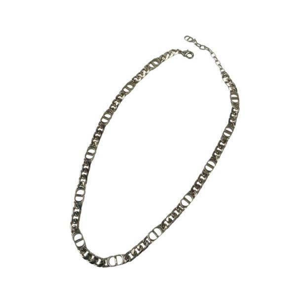 ディオール ネックレス CD ICON チェーンリンク メタル N1574HOMMT シルバー ジュ...