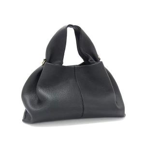 Polene ポレーヌ Numéro Sept レザー ロゴ ショルダーバッグ ブラック【中古】 Polene ポレーヌ Num〓ro Sept レザー ロゴ ショルダーバッグ ブラック
