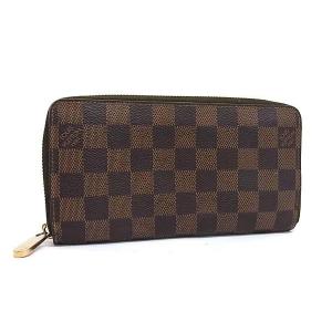 12☆美品☆ダミエ ♪ポルトカルトクレディ☆札入れ長財布★マチ有り LOUIS VUITTON（ルイ・ヴィトン） 【ほぼ新品】ルイヴィトン ダミエ
