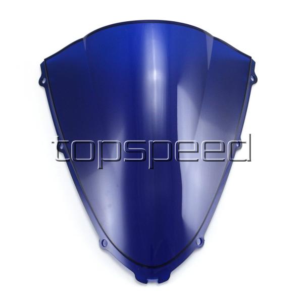 ウインドシールド ウインドスクリーン カワサキ ニンジャzx14r 2006-2015 ブルー