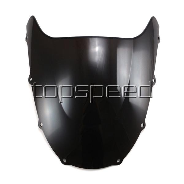 ウインドシールド ウインドスクリーン カワサキ ニンジャzx9r 1998-1999 ブラック