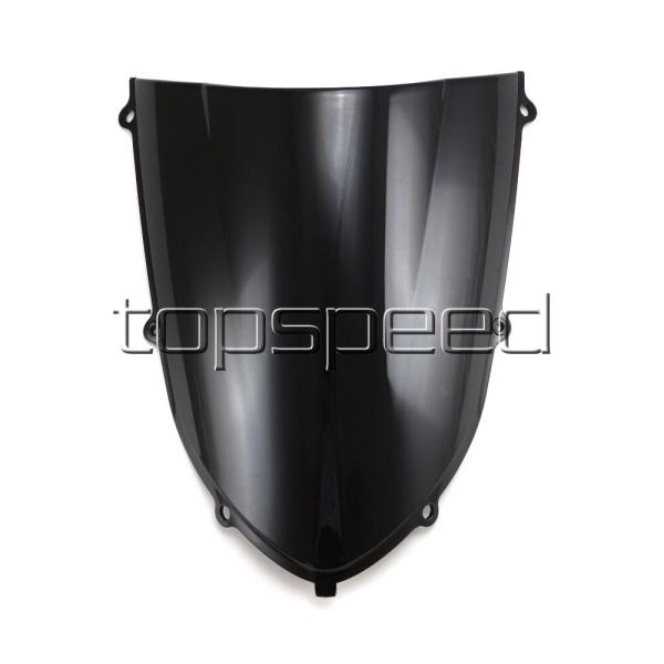 ウインドシールド ウインドスクリーン カワサキ ニンジャzx10r 2004-2005 ブラック