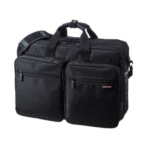 サンワサプライ3WAYビジネスバッグ(出張用・大型) 15.6インチワイド対応 ブラック BAG-3WAY22BK 1個｜3to4-tss