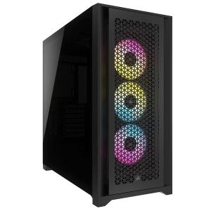 CORSAIR 5000D RGB AIRFLOW BLACK (CC-9011242-WW) 右サイド給排気対応、強化ガラスパネル搭載ミドルタワーPCケースの商品画像