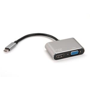 センチュリー CCA-UCHDVGA-V2 USB Type-C to HDMI / VGA 変換アダプター｜3top