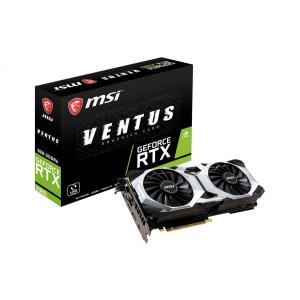 MSI GeForce RTX 2080 VENTUS 8G NVIDIA GeForce RTX 2080を搭載。放熱効率に優れたデュアルファンクーラーを採用するグラフィックボード (VD6833)｜3top