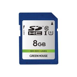 グリーンハウス GH-SDC-UA8G NonCPRM版SDHCカード クラス10 8GB【メール便対応】｜3top