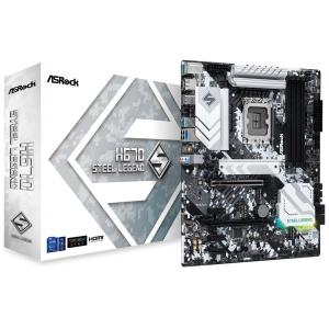 ASRock H670 Steel Legend Intel H670 ATXマザーボード DDR4対応の商品画像