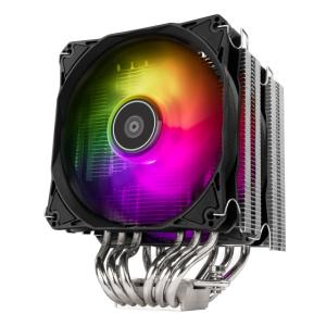 SILVERSTONE SST-HYD120-ARGB ヒートパイプ6本とデュアル120mm ARGBファン装備のデュアルタワーCPUクーラーの商品画像