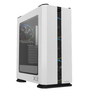 ZALMAN ザルマン X3 WHITE ミドルタワー型PCケース フロント一体型サイドパネル 強化ガラス CS7638
