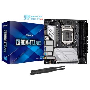 ASRock Z590M-ITX/ax 高品質部品を採用するコストパフォーマンスに優れたMini-ITXマザーボード