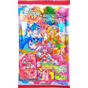 100円 コリス デリシャスパーティプリキュア キラキラクリアカードガム [1箱 15個入]の商品画像