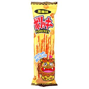 20円 やおきん 16gポリッキー 黒糖味 [1袋 24個入]｜3upmikami