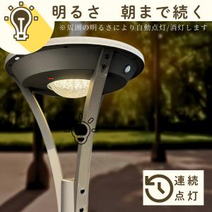 GSL31-18W-3000L(hana)＋BT※ブラック単管2本+金具セット ソーラー