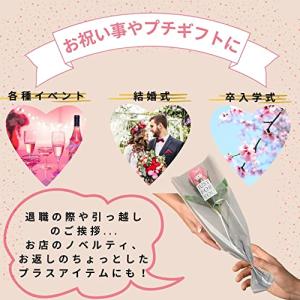 バラ ソープフラワー 一輪 プチギフト 枯れな...の詳細画像4