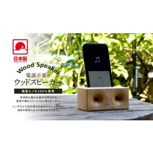 宮崎県産 ひのき ウッドスピーカー(送料別途ご連絡)の詳細画像1