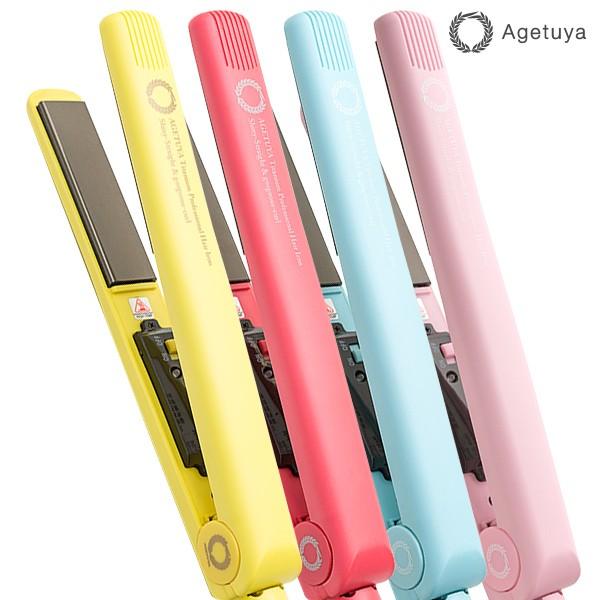 アゲツヤ アゲツヤポップ アゲツヤＰＯＰ ヘアアイロン ストレート カール 2way チタン 220...