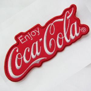 コカ・コーラ　ENCREST ワッペン　非売品 Coca Cola（コカコーラ） 刺繍 アイロン ワッペン エンブレム メール便