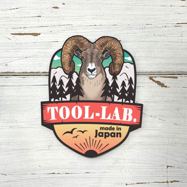 TOOL-LAB. オリジナルステッカー"GOAT02" 耐水仕様