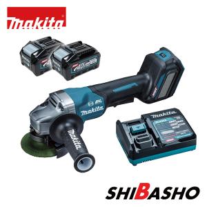 【未使用】makita ﾏｷﾀ GA017GRMX ﾃﾞｨｽｸｸﾞﾗｲﾝﾀﾞ 40V ﾊﾞｯﾃﾘ×2 充電器【ハンズクラフト沖縄豊見城店】 マキタ GA017GRMX GA017GZ 充電式ディスクグラインダー 40Vmax 100mm
