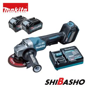 マキタ（makita） 40V 充電式 ディスクグラインダ フルセット 青 125mm