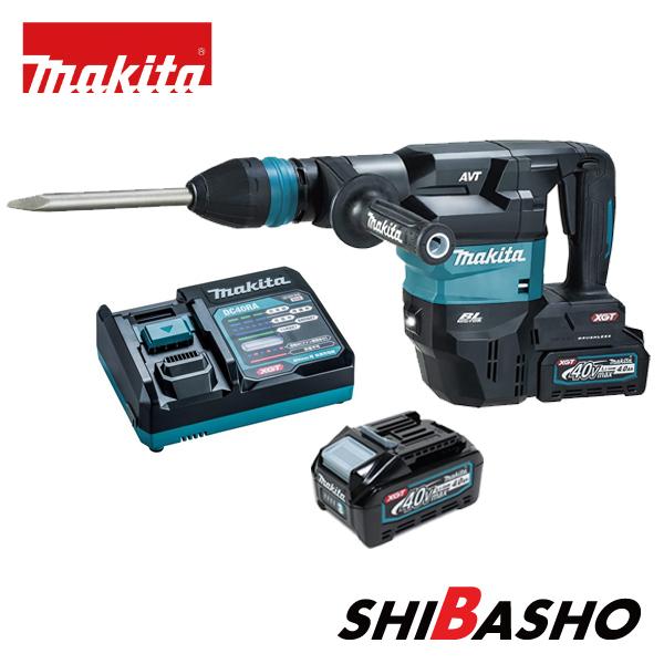 マキタ(makita) 40Vmax充電式ハンマ HM001GRMX【バッテリBL4040×2・充電...