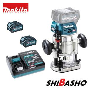 マキタ(makita) 40Vmax充電式トリマ RT002GRDX【バッテリBL4025×２・充電器DC40RA・ケース付】｜4840