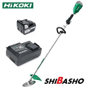 HiKOKI（ハイコーキ） 18Vコードレス刈払機 CG18DA(L)(JC) ループハンドル 電池BSL1850C・充電器UC18YSL3付